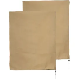 ideoon garden Pflanzenschutzhüllen 6er Set 100 x 80 cm braun
