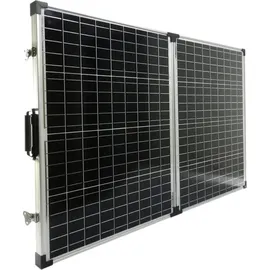 Solartronics Solarkoffer 100 Watt monokristallin Solarpanel PWM Laderegler Mobil Garten