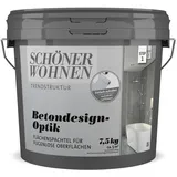 Schöner Wohnen Flächenspachtel Betondesign-Optik Grau 7,5 kg inkl. Härter