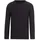 TRIGEMA Strickfleece-Pullover TRIGEMA "TRIGEMA Fleece–Rundhalsshirt", Herren, Gr. XXL, schwarz, 100% Polyester, Basic, Pullover