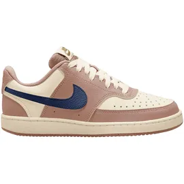 Nike Court Vision Low Next Nature Damen Particle Pink/Pale Ivory/Metallic Gold/Midnight Navy 40