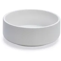 Designed by Lotte Napf Lojs, Hundenapf, Keramik, Weiß, 18x18x7 cm, 1200 ml
