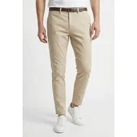 JACK & JONES JPSTMARCO ADAM BELTED CHINO Slim Fit Beige 30 34