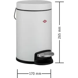 Wesco Kosmetikeimer 113 3 l schwarz matt