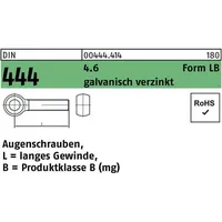 Industrial Quality Supplies DIN 444 Form LB Augenschraube VG