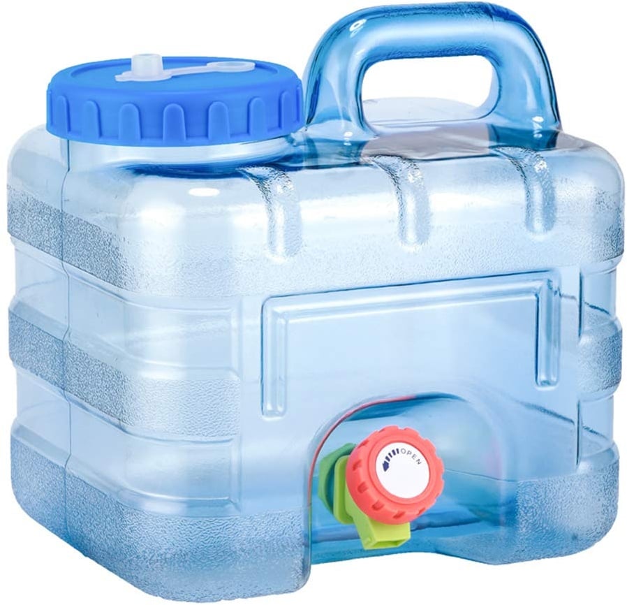 Faltkanister Trink-Wasserkanister Wasserbehälter mit Wasserhahn und Griff 5 L 
