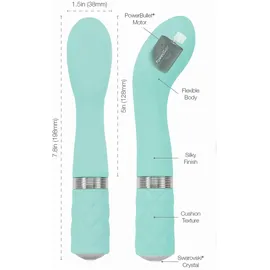 Pillow Talk - Sassy mit stufenloser Vibration, türkis