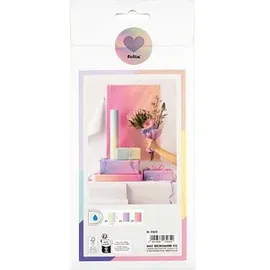 Folia Seidenpapier Shades of Rainbow 6 Bogen 50 cm x 70 cm Mehrfarbig