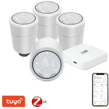 Immax NEO Smart Thermostat 4+1 Starter Kit, Zigbee, TUYA