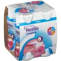 Nutricia Nutilis Complete Stage 1 Fraise Solution(S) Buvable(S) 4x125 ml