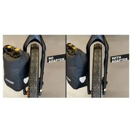 Ortlieb Fork-Pack Adapter 45° auf 30° Adapter schwarz