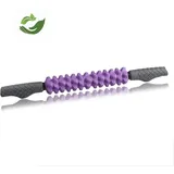 FLY FLU Foam Roller, Muskel-Massagestab Muskelroller-Massagestab Für Sportler, 20-Zoll-Körpermassagegerät Schmerzen, Krämpfe Schmerzen Und Enge Linderung Hilft Beine Und Rücken Recovery Tools,Purple