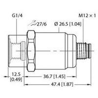 Turck Drucktransmitter PT0.25R1001I2H1141