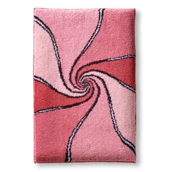 Badematte GRUND Gr. 6, rosa (rosé), Deckelbezug,, Badematten