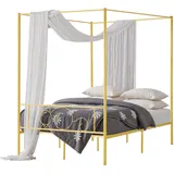 Vevor Himmelbett Full Size Kopfteil Gold