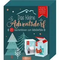 Das kleine Adventsdorf. 24 Geschenkboxen zum Selbstbefüllen (Adventskalender)