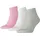 Puma 3er Pack Quarter Füßlinge Rosa 35-38