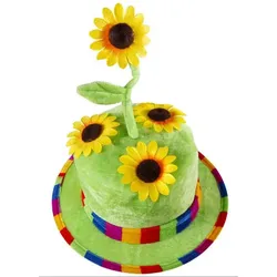 Bunter Sonnenblumen-Hut - OS