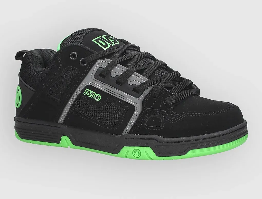 DVS Comanche Skateschuhe black / charcoal / lime Gr. 40