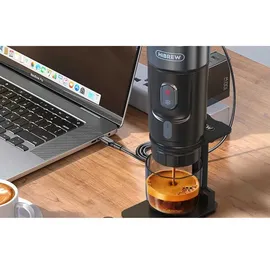 HiBREW H4A Tragbare 3-in-1-Kaffeemaschine schwarz