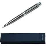 Cerruti 1881 Tintenroller Heritage mit Gravur (braun) | Aus Messing - Modernes Design | SKU: NST0995 | Ziehkappe | Rollerball - Schreibgerät | Penoblo