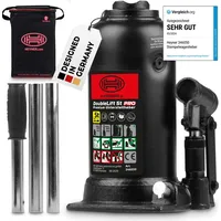 Heyner HEYNER® Doppelhub-Unterstellheber hydraulischer Wagenheber 5t Stempel-Wagenheber für SUV/PKW