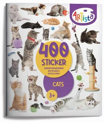 Preisvergleich Produktbild Artista - Stickerbuch Katzen