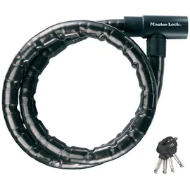 Master Lock Kabelschloss Schwarz 1,2 m