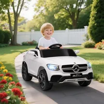 aiyaplay Kinder Elektroauto Mercedes-Benz Concept GLC Coupe 12V Weiß