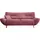Home Affaire 3-Sitzer HOME AFFAIRE "Drago", schwarz (brombeere), B:205cm H:81cm T:90cm, 100% Polyester, Sofas, frei im Raum stellbar, inkl. 1 Zierkissen
