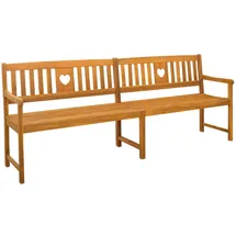 vidaXL Gartenbank 220 x 55,5 x 90 cm Braun