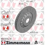 ZIMMERMANN Bremsscheibe FORMULA Z 100.3374.70