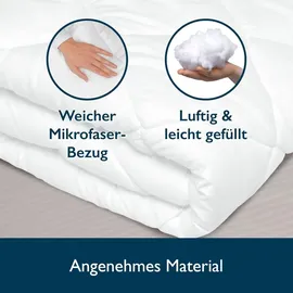 Beautissu Allergiker Bettdecke 240x260 Ganzjahresdecke BeauNuit MD