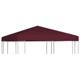 vidaXL Pavillondach 310 g / m2 3x3 m Weinrot