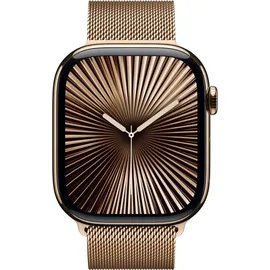 Apple Watch Milanaise Armband 46 mm Gold S/M