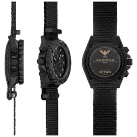 KHS SH2CXTOT.NB Herren-Armbanduhr Shooter MKII Chronograph XTAC - Schwarz