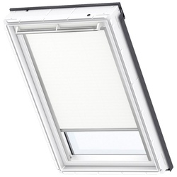 Dachfensterrollo DKL M06 1025S, VELUX, verdunkelnd, VELUX »Pick & Click!« weiß