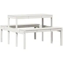 vidaXL Picknicktisch 110x134x75 cm Massivholz Kiefer