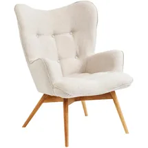 Kare Ohrensessel Vicky Polyester 73 x 94 x 83 cm Beige
