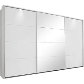 Rauch Schwebetürenschrank RAUCH "Kleiderschrank Schrank Garderobe Schlafzimmerschrank TUBONA", weiß, B:368cm H:233cm T:64cm, Holzwerkstoff, Schränke, Schwebetürenschrank Kleiderschrank, mit umfangreicher Innenausstattung und Passepartout MADE IN GERMANY