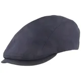 Breiter Schiebermütze Sommer Flatcap mit UV-Schutz 50 blau S