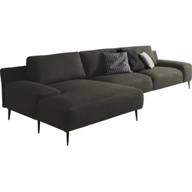 Designwerk Eckcouch Polyester 2-Sitzer Grün