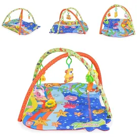 Moni Spielbogen Baby Like 143A, Unterwasserwelt, 5 Spielsachen, Wachstumsskala