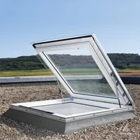 VELUX Ausstiegs-Flachdach-Fenster Basiselement CXP 120120 0473Q für öffnendes Kunststoff-Isolierglas 120x120 cm