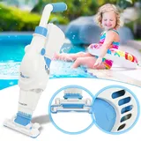 Jiubiaz Poolsauger Bodenreinigung Bodensauger Vakuumsauger Vakuum Akku Bodensauger SET 211