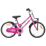 vidaXL Kinderfahrrad 18 Zoll rosa/schwarz