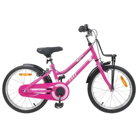 vidaXL Kinderfahrrad 18 Zoll rosa/schwarz