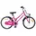 vidaXL Kinderfahrrad 18 Zoll rosa/schwarz