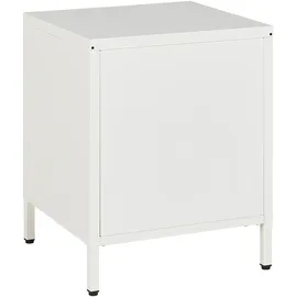 Beliani Nachtschrank KYLEA 43 x 43 x 55 cm Weiß