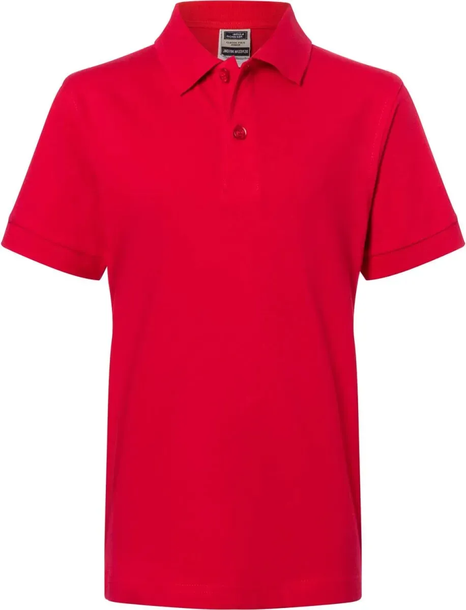 James & Nicholson Kinder Piqué Polo JN070K red XXL (158/164)